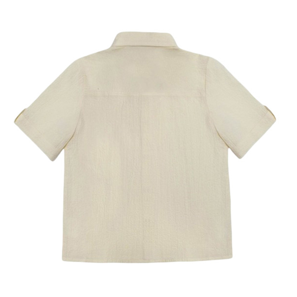 Jules & Juliette Baby Boy's Batiste Short Sleeves Shirt Shrink - Yellow