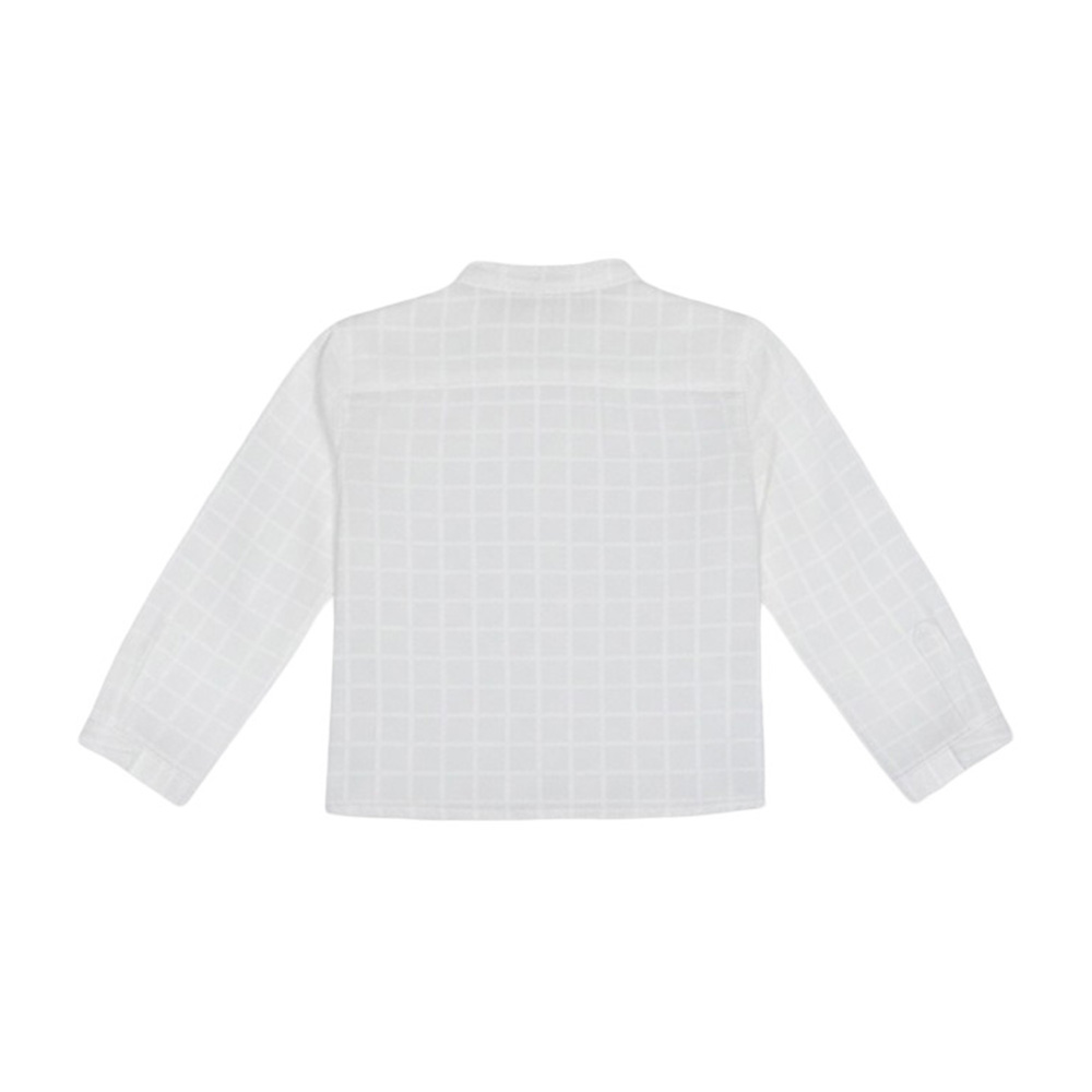 Jules & Juliette Boy's Dilan Long Sleeves Cotton Shirt - White