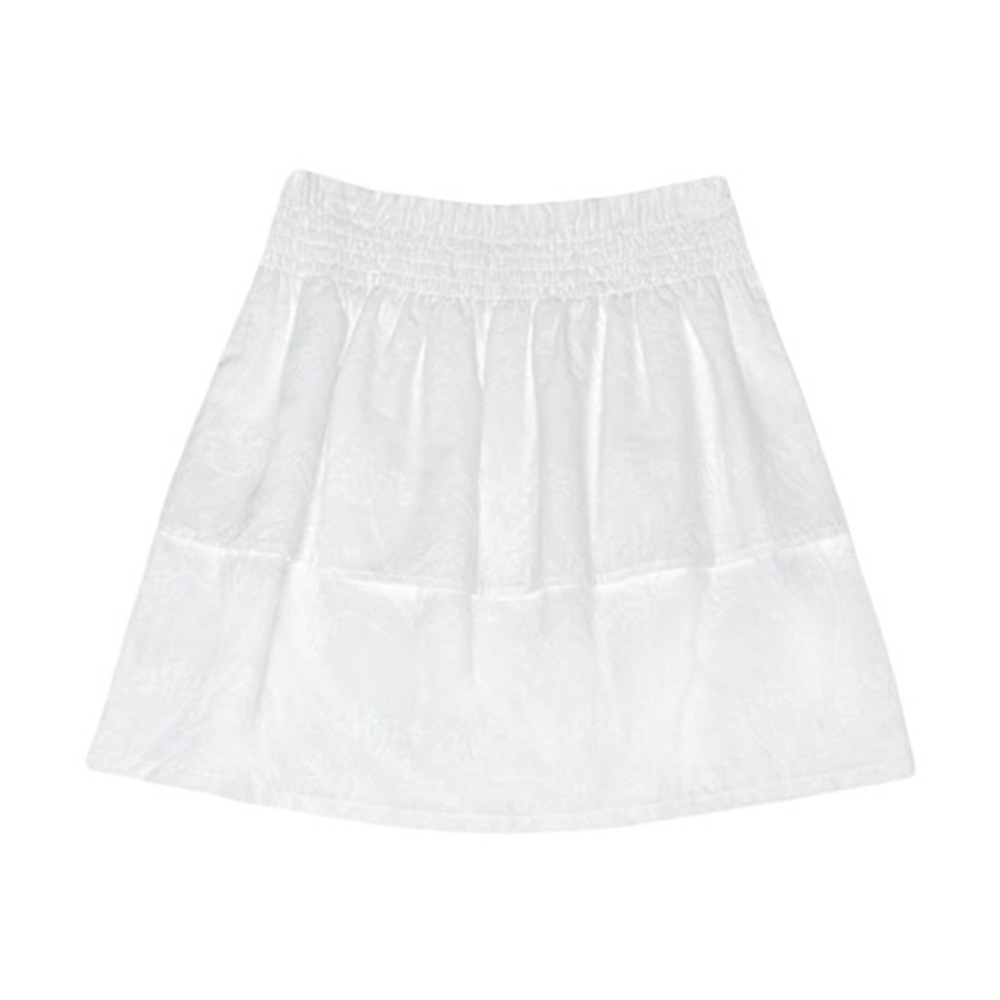 Jules & Juliette Girl's Fiona Skirt Flower Embroidery - White