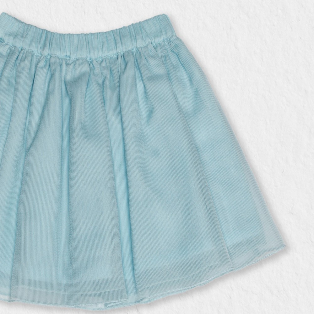 Jules & Juliette Girl's Philo Skirt Tulle - Aqua