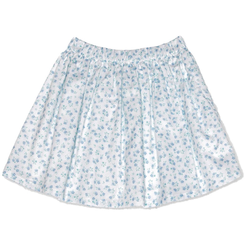 Jules & Juliette Girl's Philo Skirt Flowery Aqua - Blue