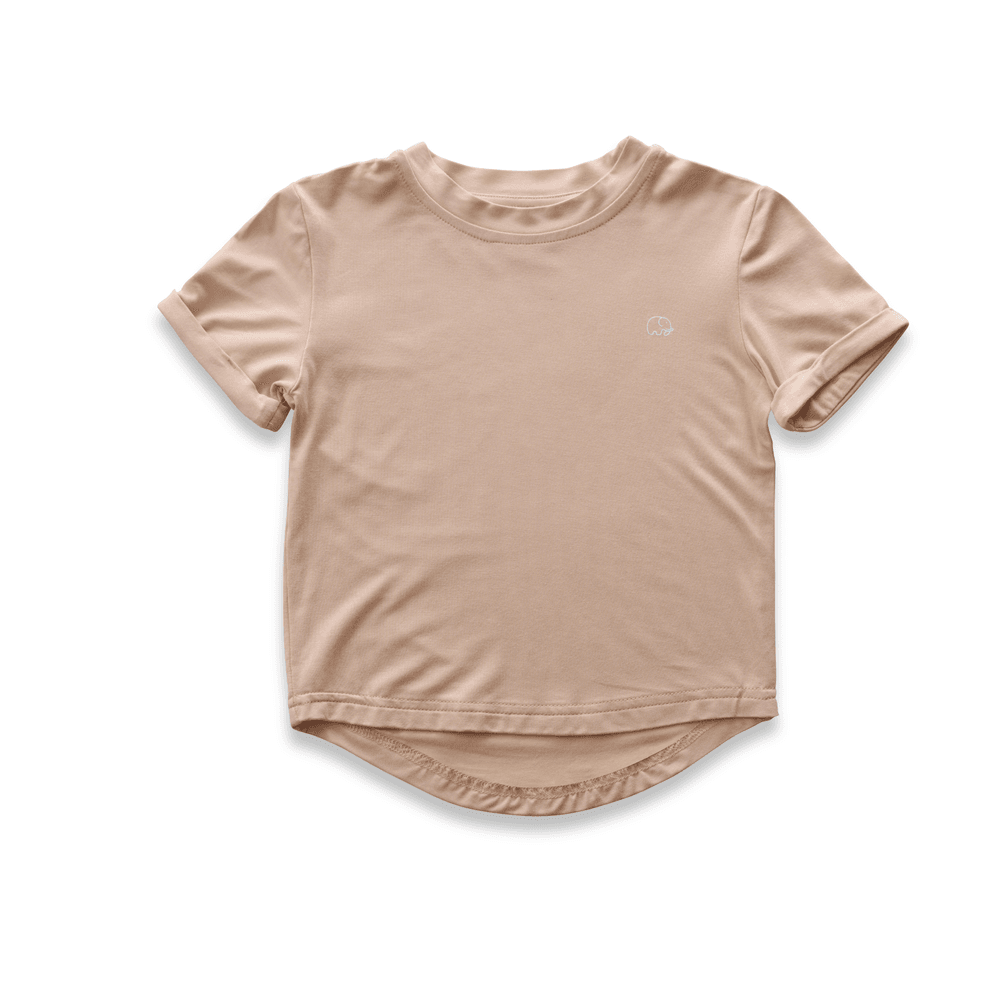 Anvi Baby Bamboo Spandex T-Shirt Coral - Peach