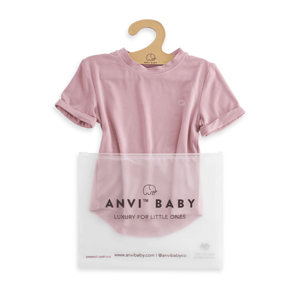 Anvi Baby Short Sleeves T-Shirt - Lilac
