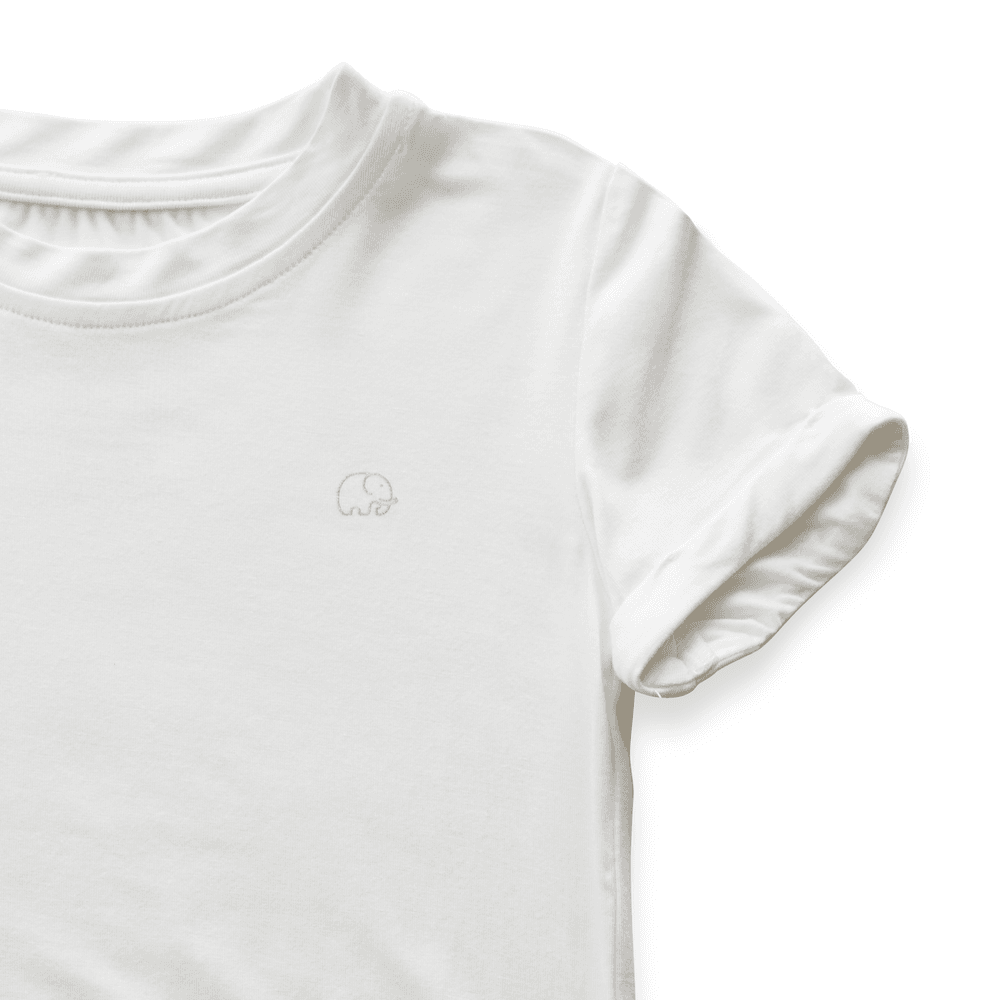 Anvi Baby Short Sleeves T-Shirt - White