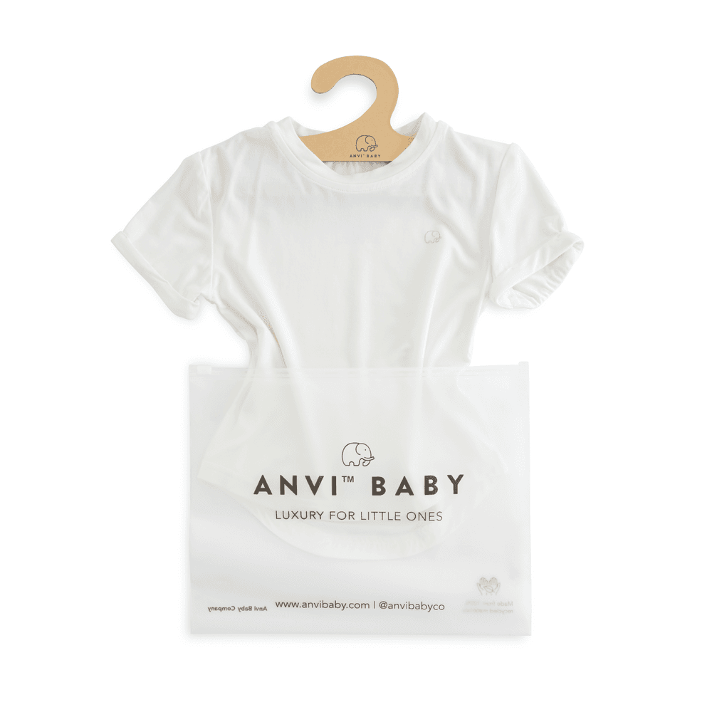 Anvi Baby Short Sleeves T-Shirt - White