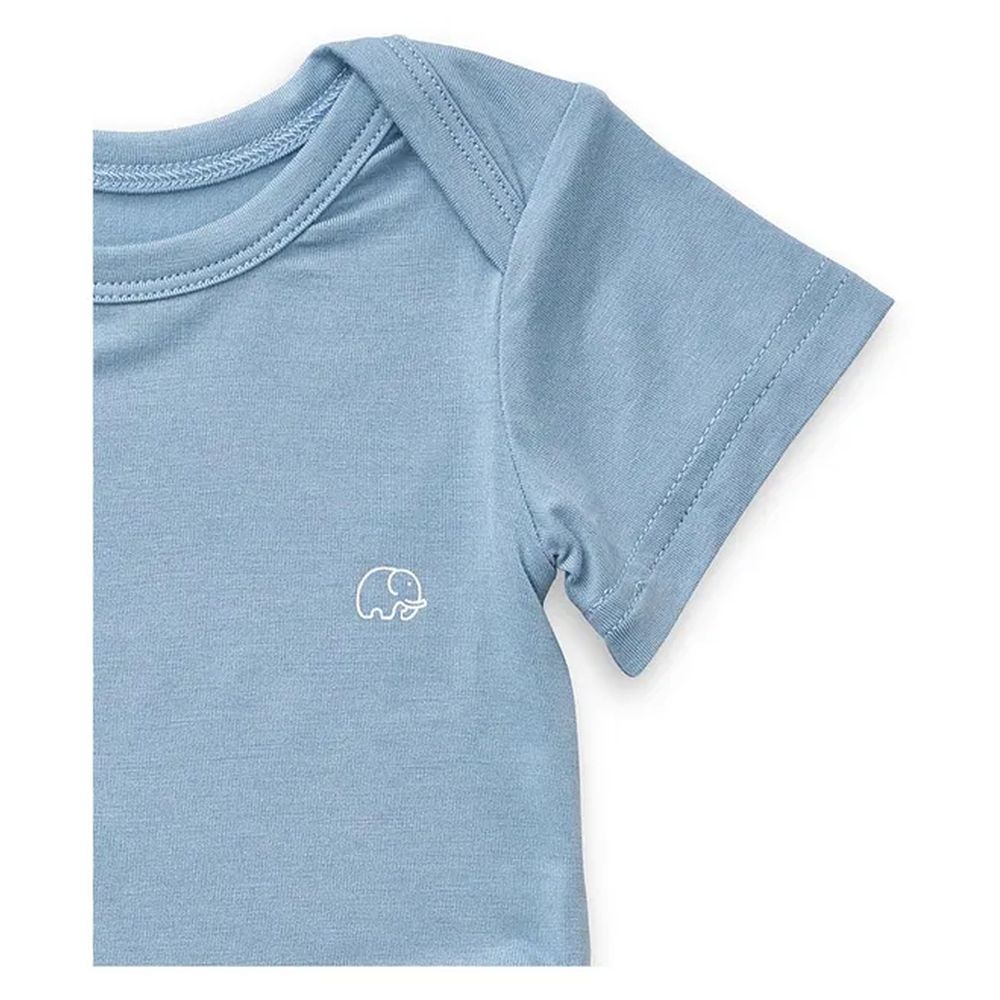 Anvi Baby Organic Bamboo Spandex Bodysuit Celestial - Blue