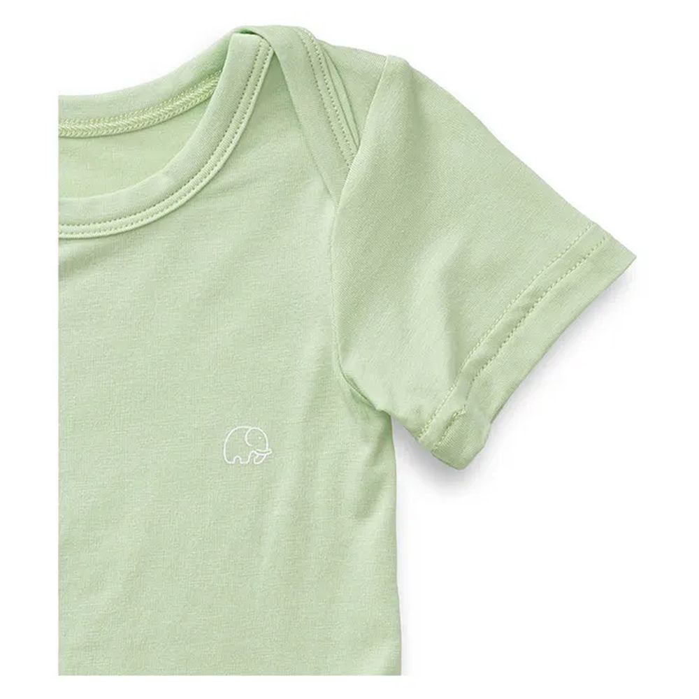 Anvi Baby Organic Bamboo Spandex Bodysuit Light - Mint