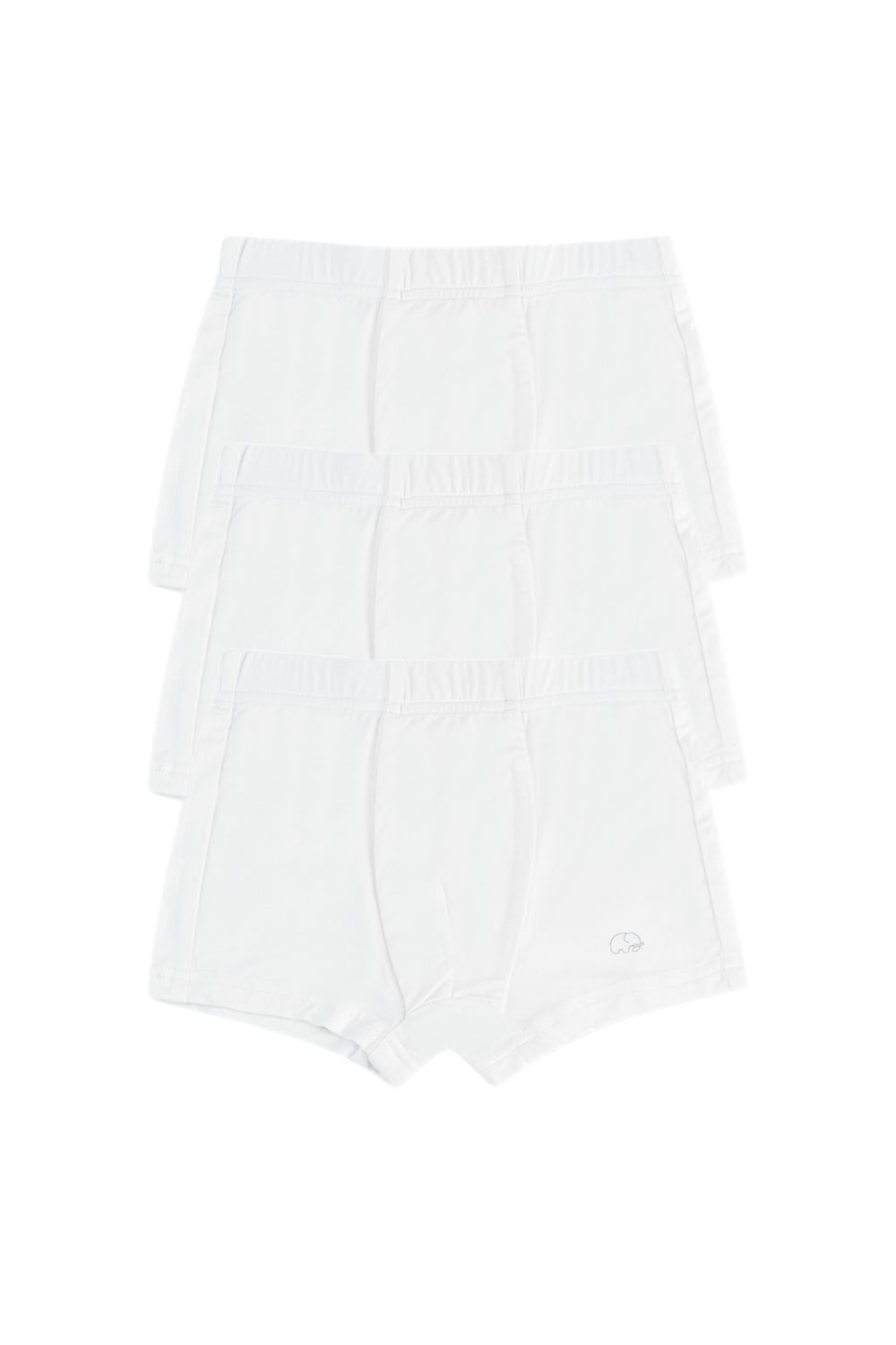 Anvi Baby Organic Bamboo Briefs - White - 3 Pcs