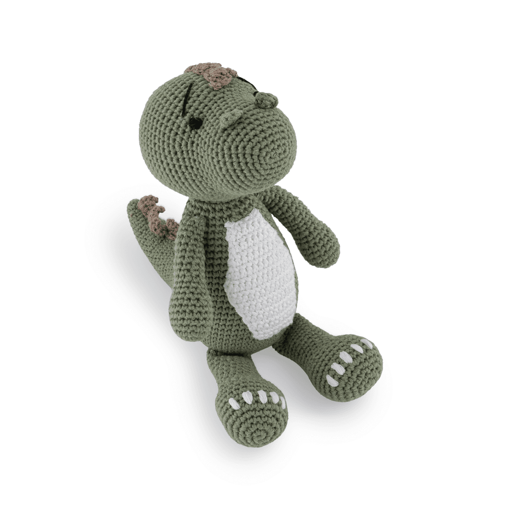 Anvi Baby - Blanket And Crochet Dinosaur New Born Gift Set