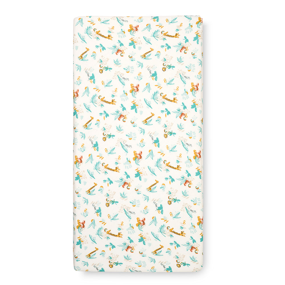 Tutti Bambini - Cot Fitted Sheets - Run Wild - 2 Pcs