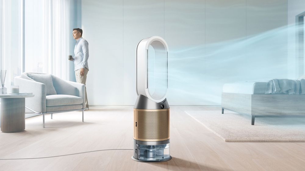 Dyson Humidify & Cool Ph2 De-nox Air Purifier - White/Gold