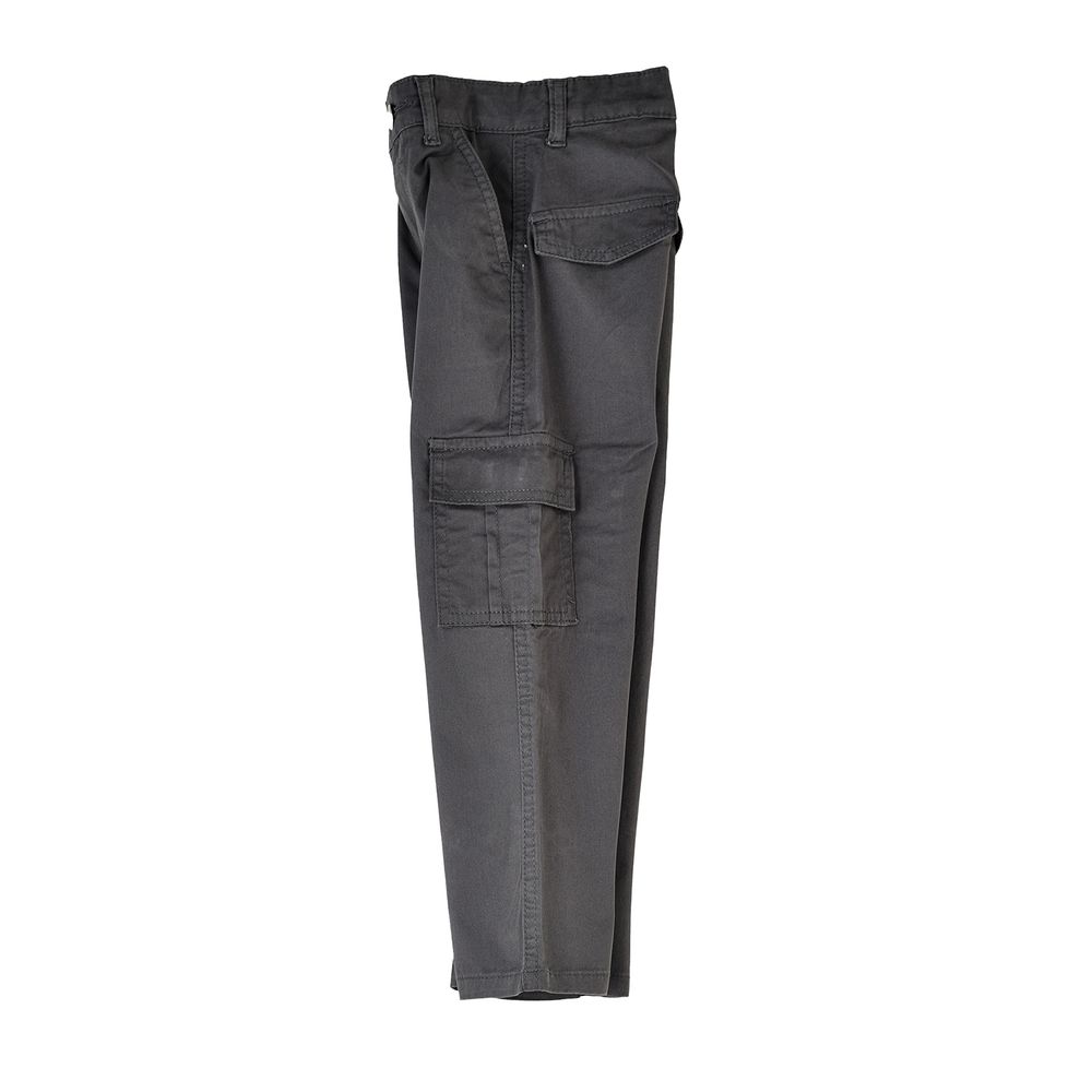 Jam Boys' Cargo Pants with Side Pockets Charcoal - Grey