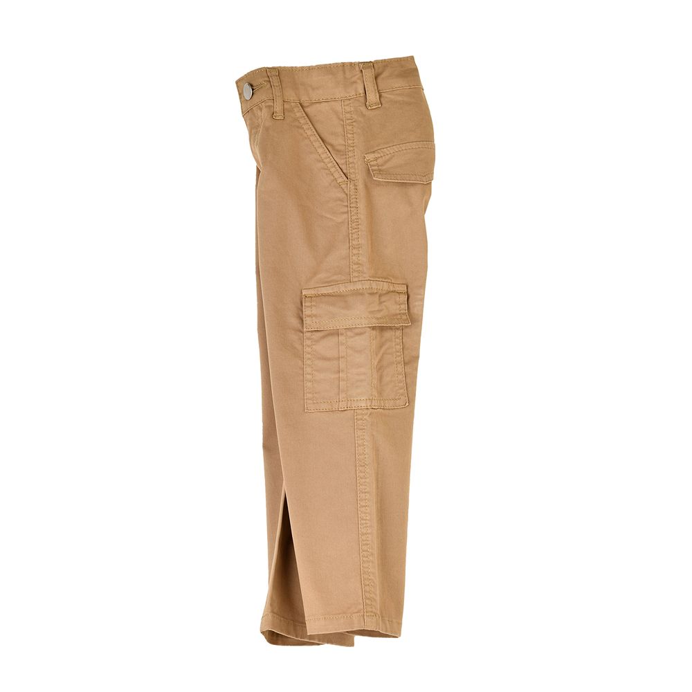 Jam Boys' Cargo Pants with Side Pockets - Khaki