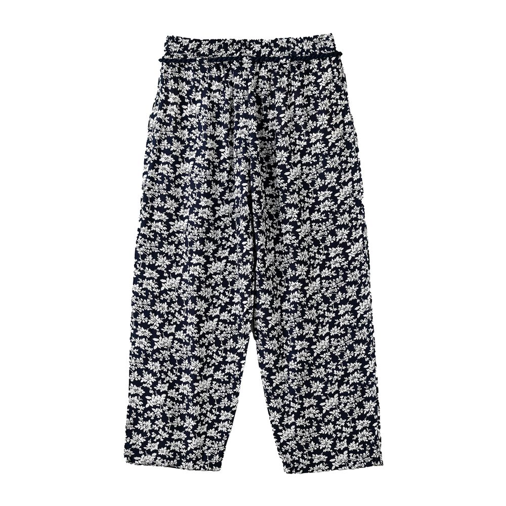 Jelliene Girls' Floral Wide Leg Pants - Black