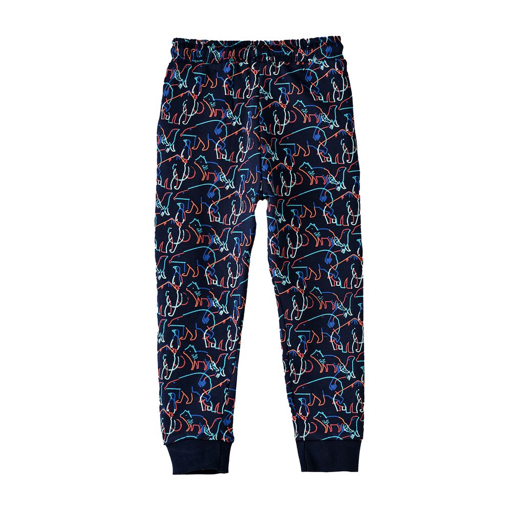 Jam Boy's Dinosaur Print Drawstring Joggers