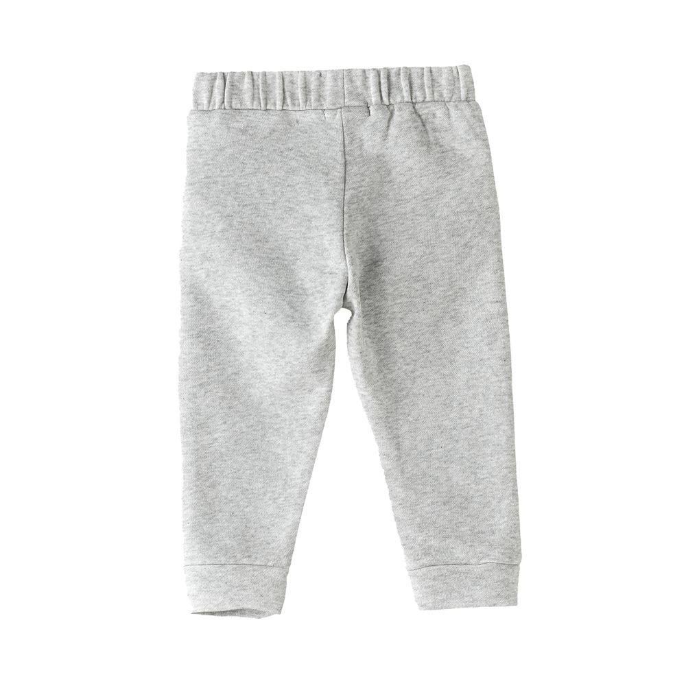 Jam Boys' Solid Grey Elastic Waist Joggers Light - Gray