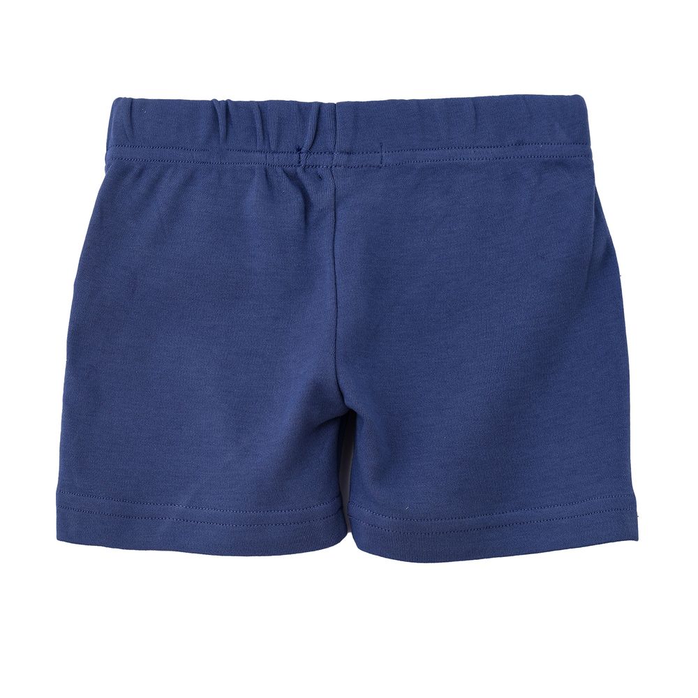 Jam Boys Solid Cotton Shorts - Navy Blue