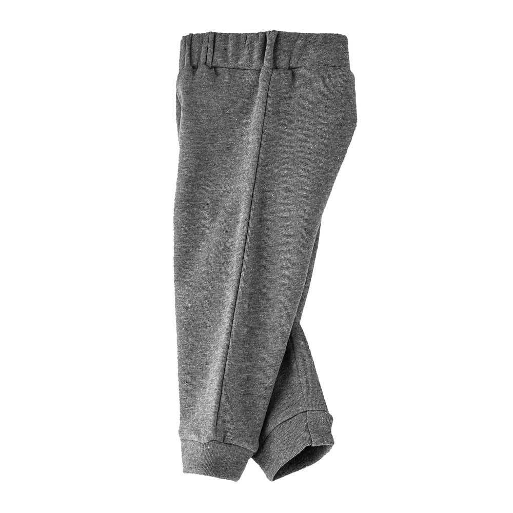 Jam Boys' Solid Grey Elastic Waist Joggers Dark - Gray