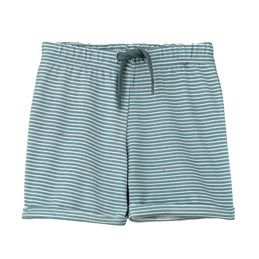 Jam Boys' Striped Cotton Shorts - Teal