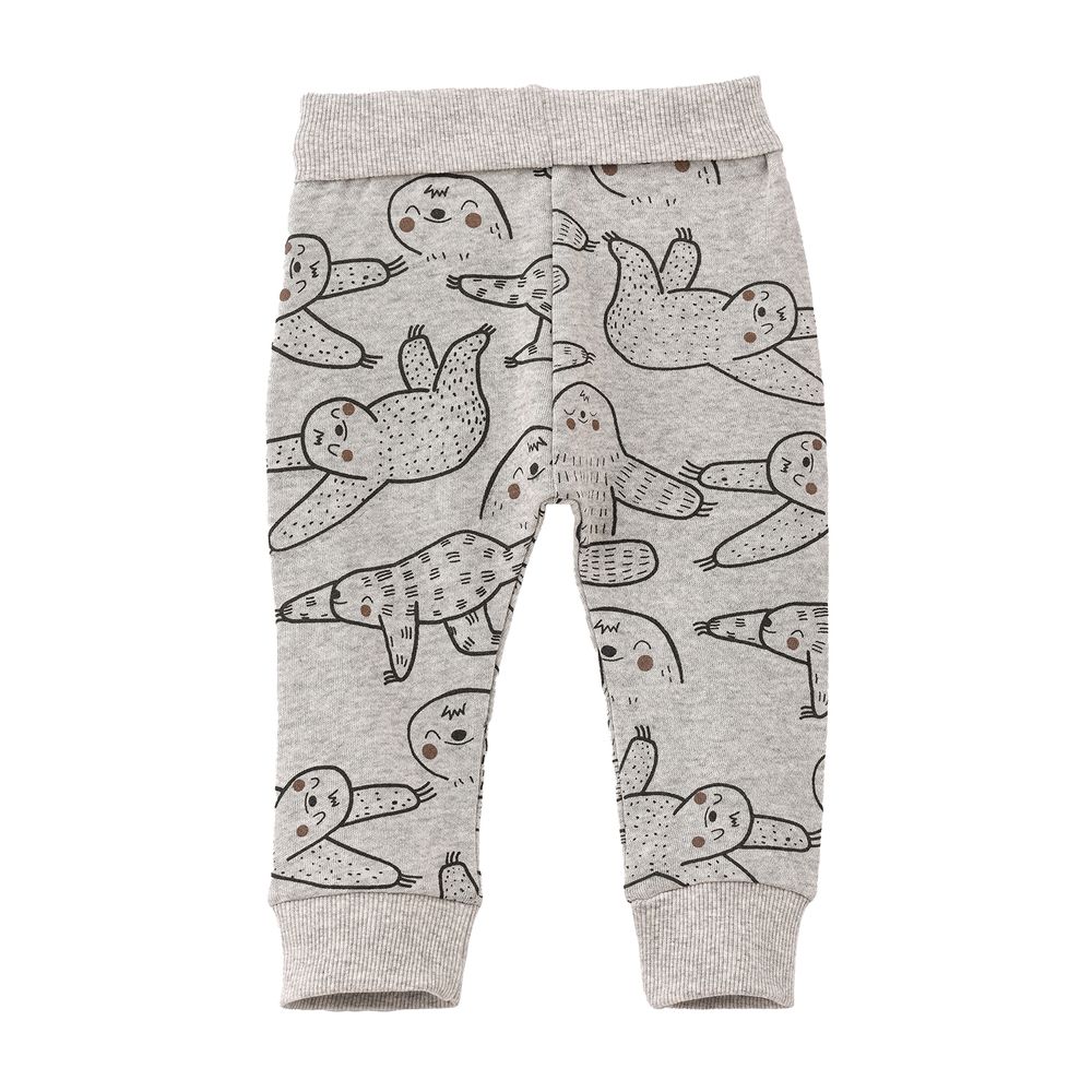 Jam Boy's Sloth Print Cotton Pants