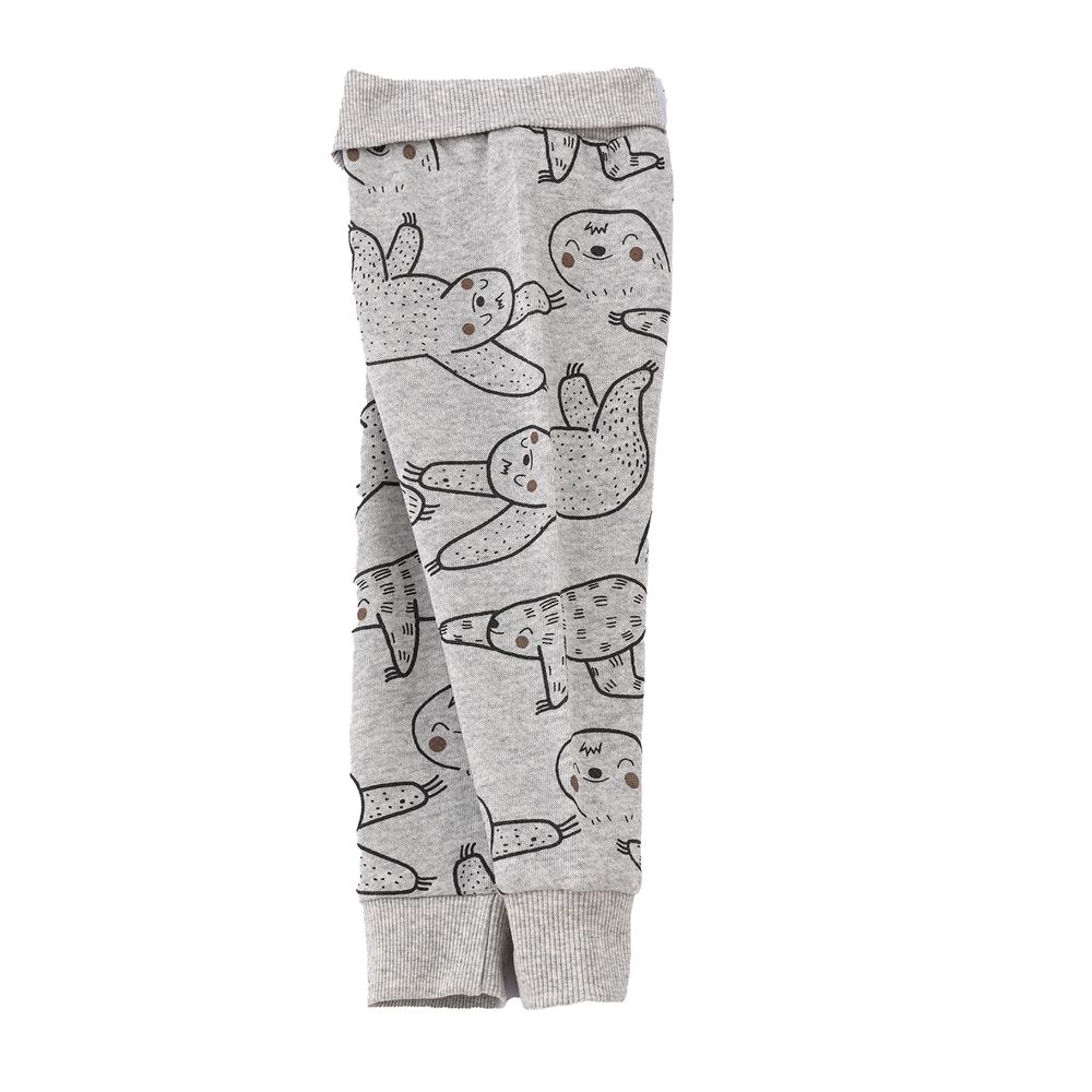 Jam Boy's Sloth Print Cotton Pants
