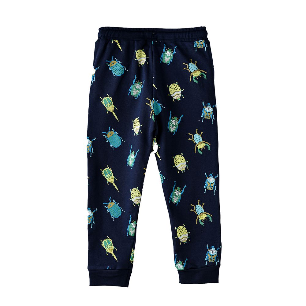 Jam Boy's Bug Print Drawstring Joggers