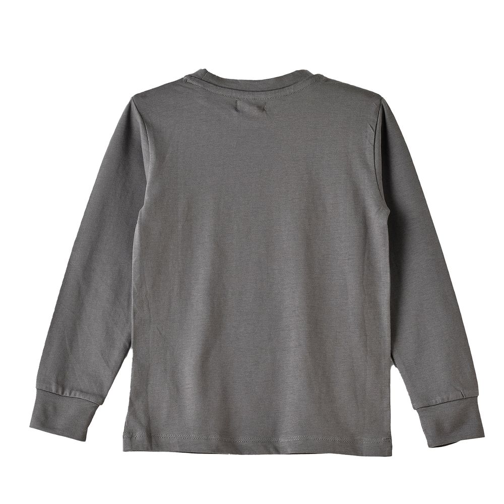 Jam Boys' Music Is Life Printed Graphic T-Shirt - Grey
