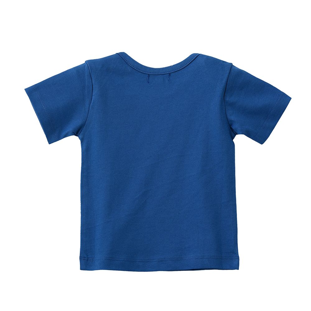 Jam Playful Four Cubs Graphic Cotton T-Shirt for Boys - Blue