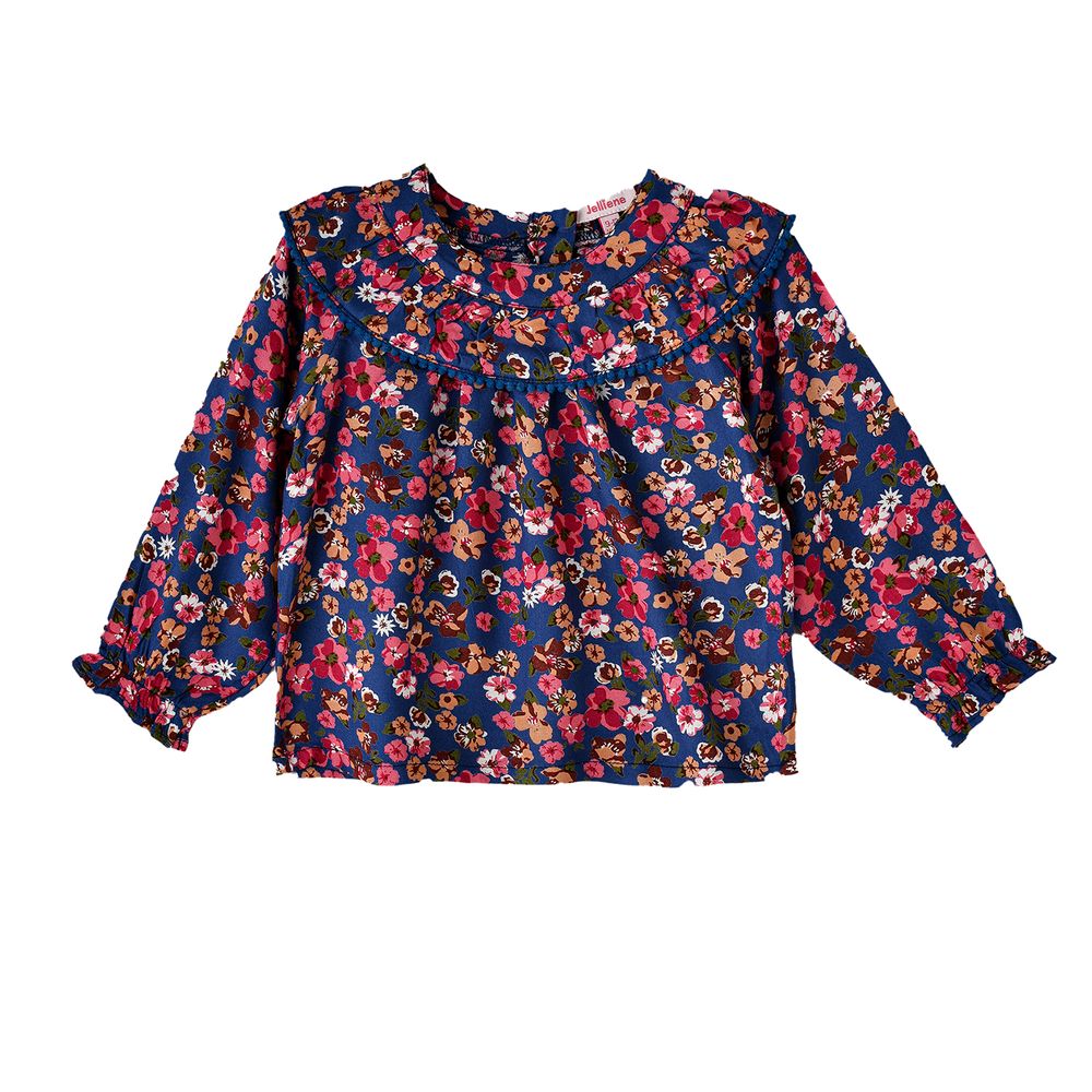 Jelliene Girls' Floral Printed Top