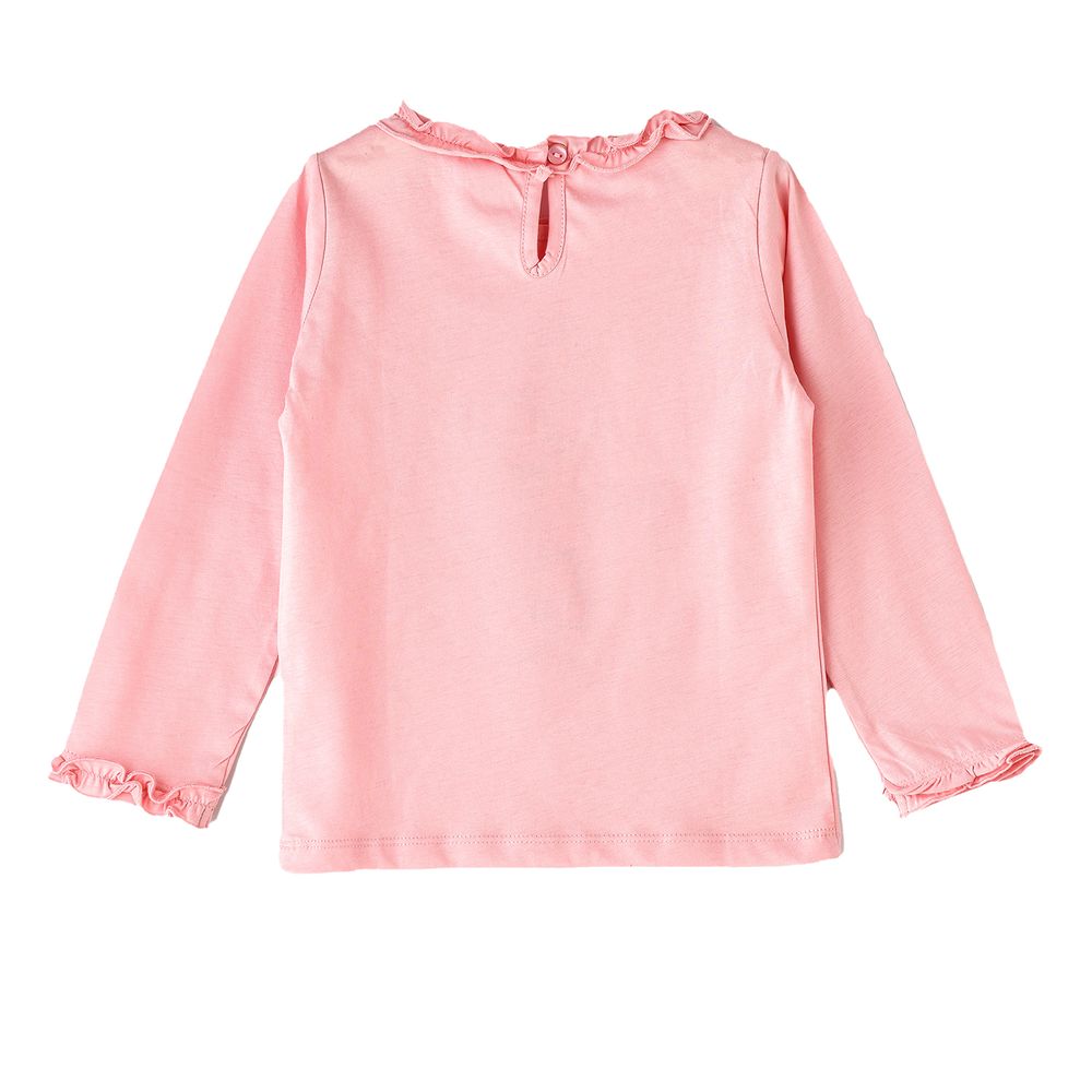 Jelliene Girl's Butterfly Graphic Print Top