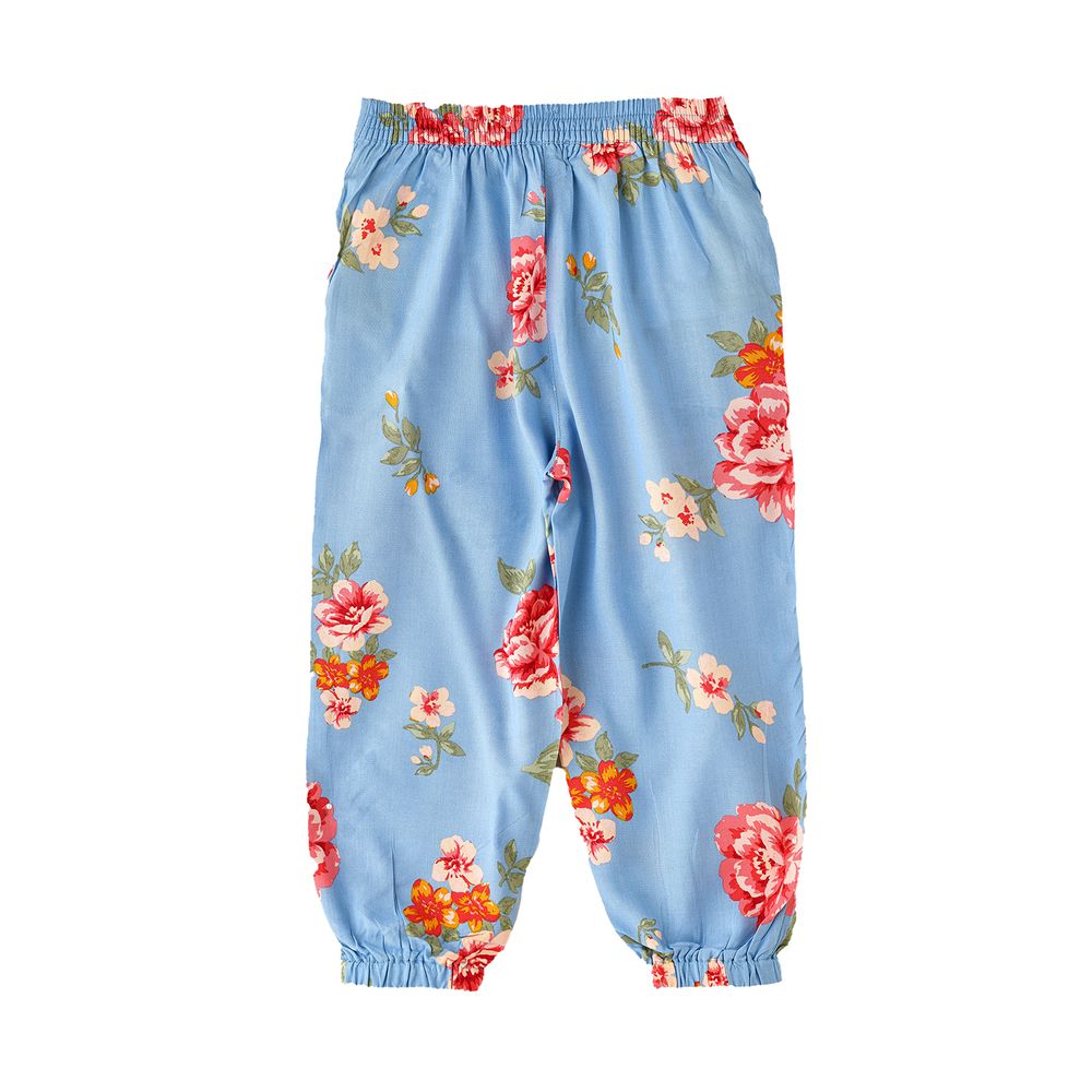 Jelliene Girl's Floral Print Harem Pants