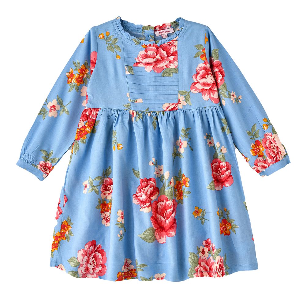 Jelliene Girl's Floral Print Dress