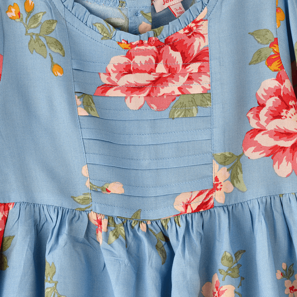 Jelliene Girl's Floral Print Dress