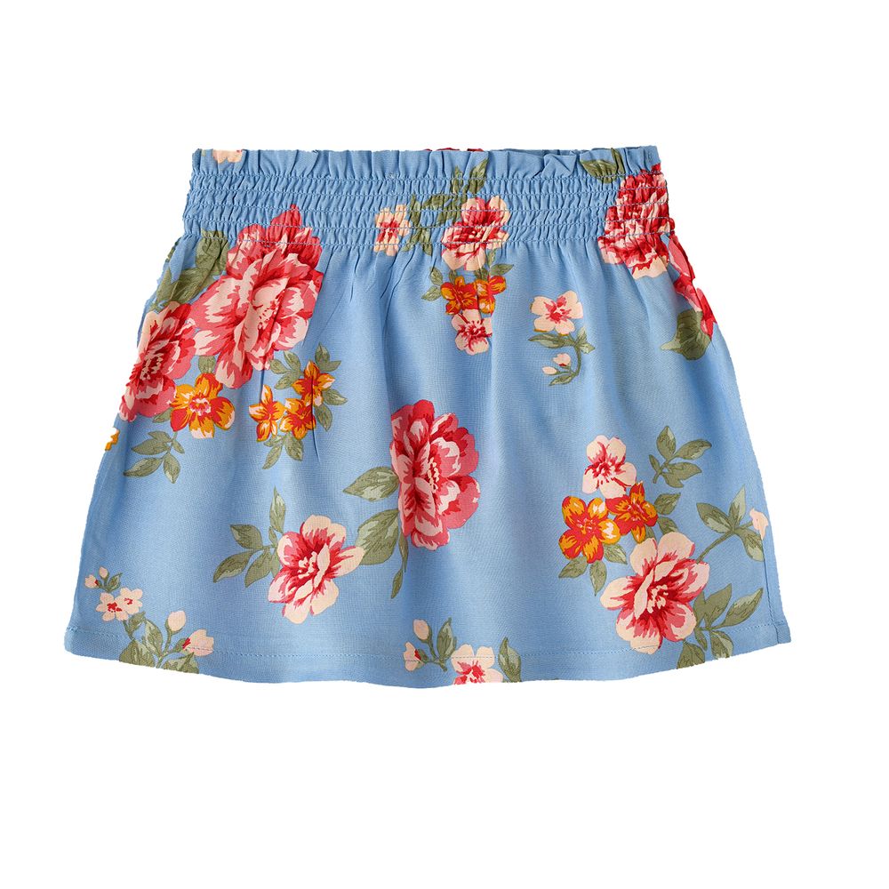 Jelliene Girl's Floral Print Skirt