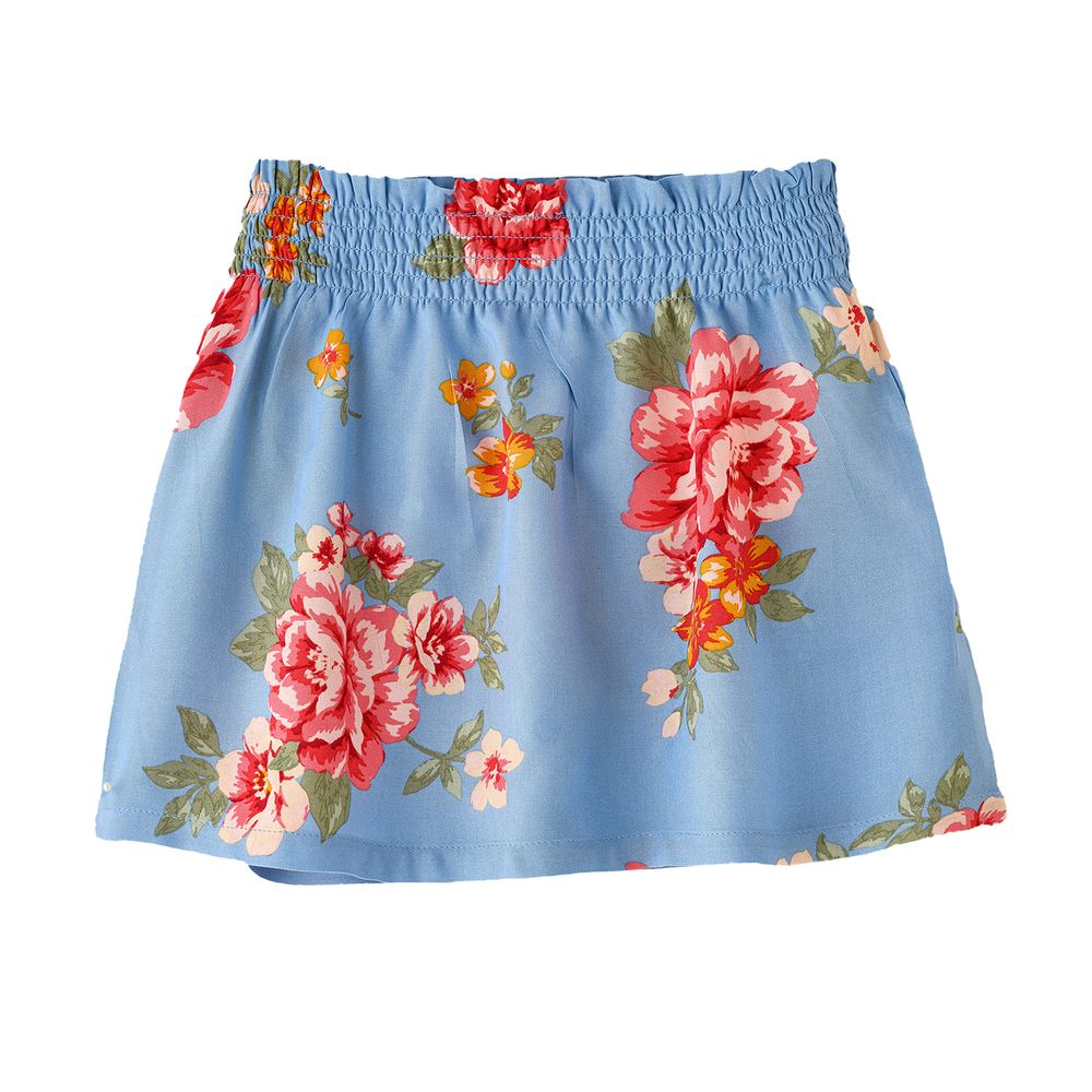 Jelliene Girl's Floral Print Skirt