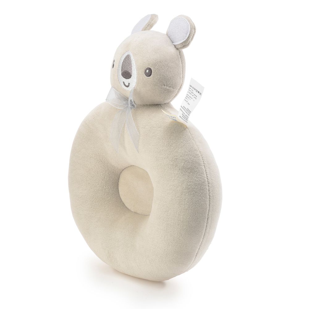 Tiny Hug - Newborn Baby Round Pillow - Grey