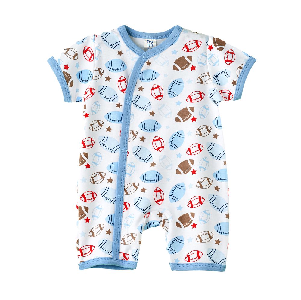 Tiny Hug Baby Boy Football Onesie - Multicolor