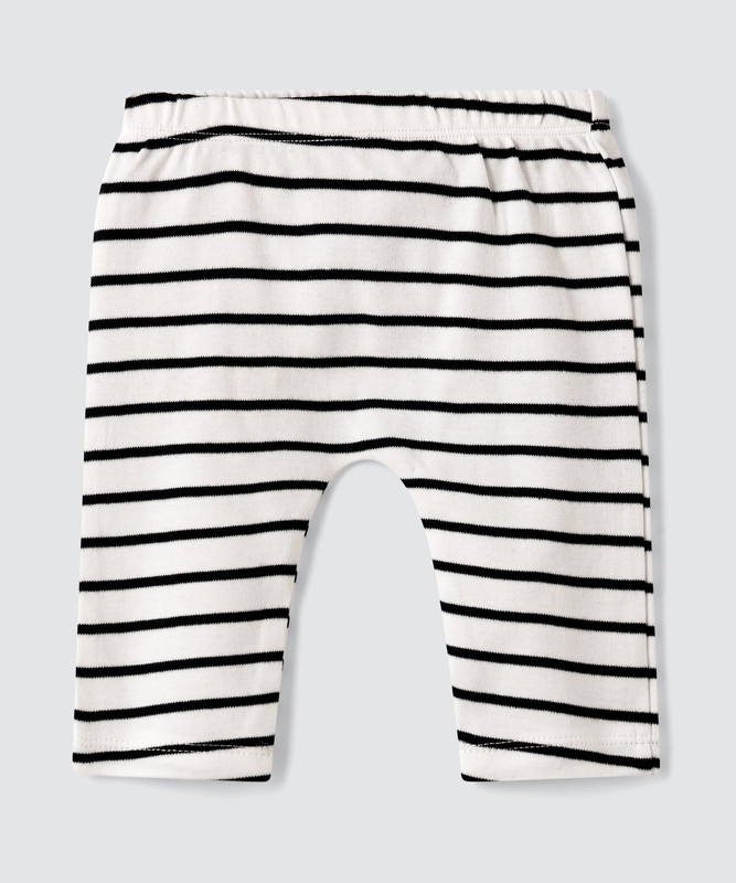 Tiny Hug Striped Baby Boy Jog Pants - Multicolor