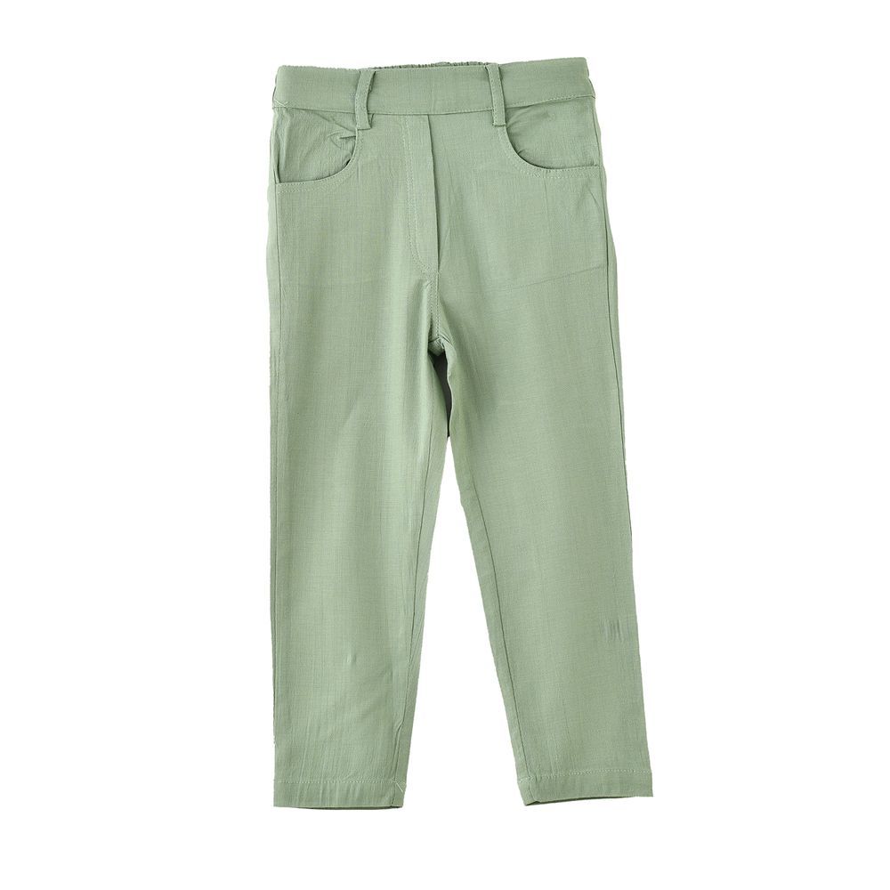 Jelliene Girls' Stretchable Pants - Green