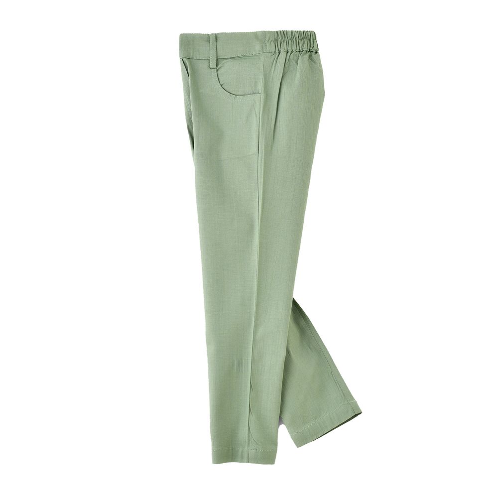 Jelliene Girls' Stretchable Pants - Green