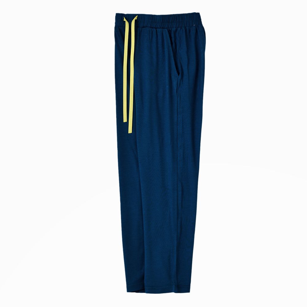 Jelliene - Girls' Luxe Modal Knit Harem Pants - Blue