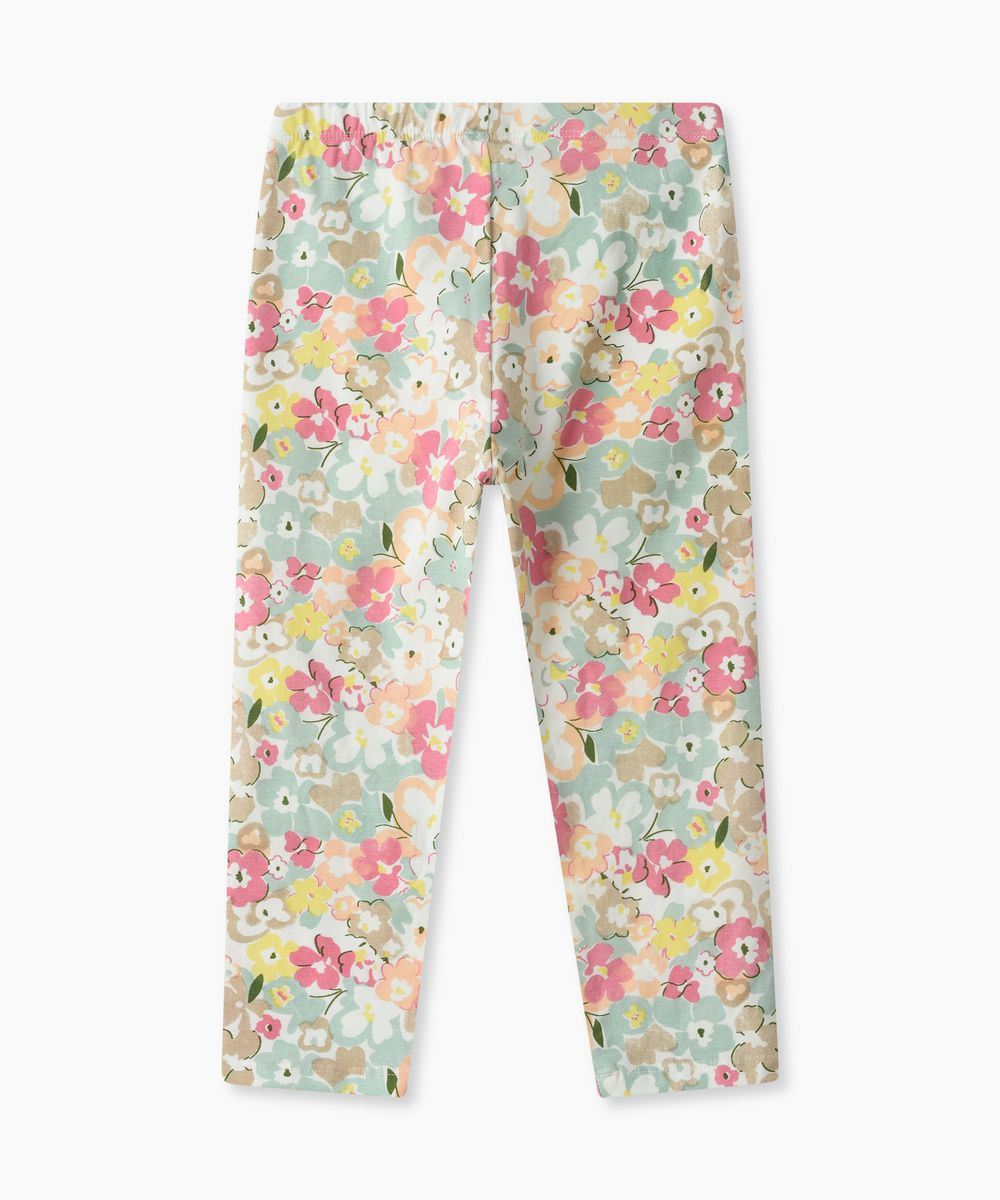 Jelliene - Girls All-Over Floral Printed Leggings - Multicolor