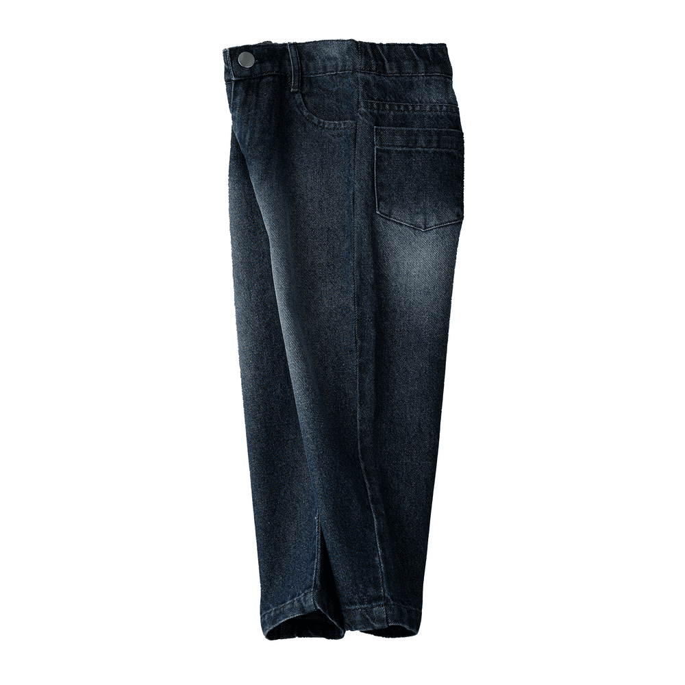 Jelliene Girl's Washed Denim Jeans - Blue