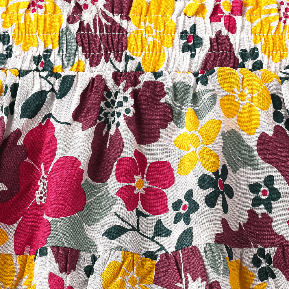 Jelliene Infant Girl's Floral Print Viscose Skirt