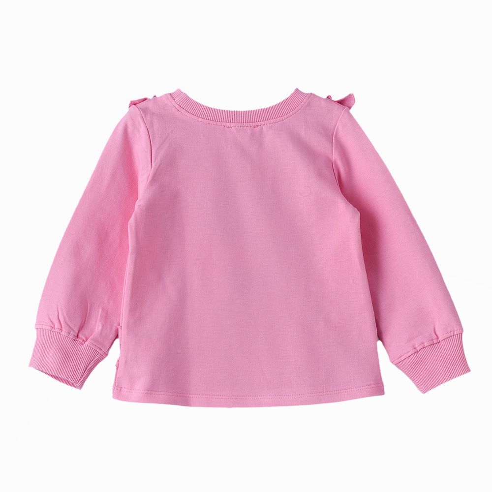 Jelliene Girl's Cozy Comfort Cotton Sweat Top