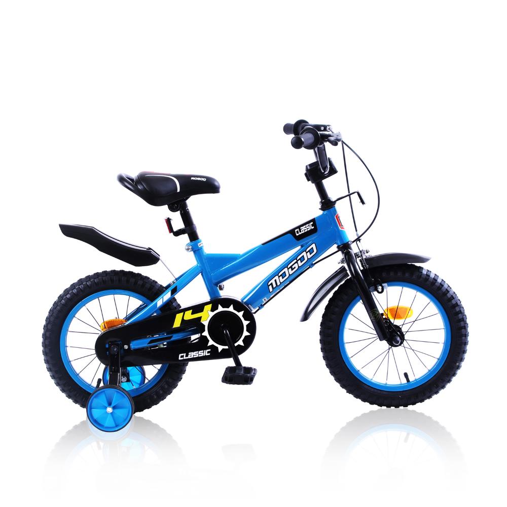 Mogoo - Classic 14 Inch Kids Bicycle - Blue
