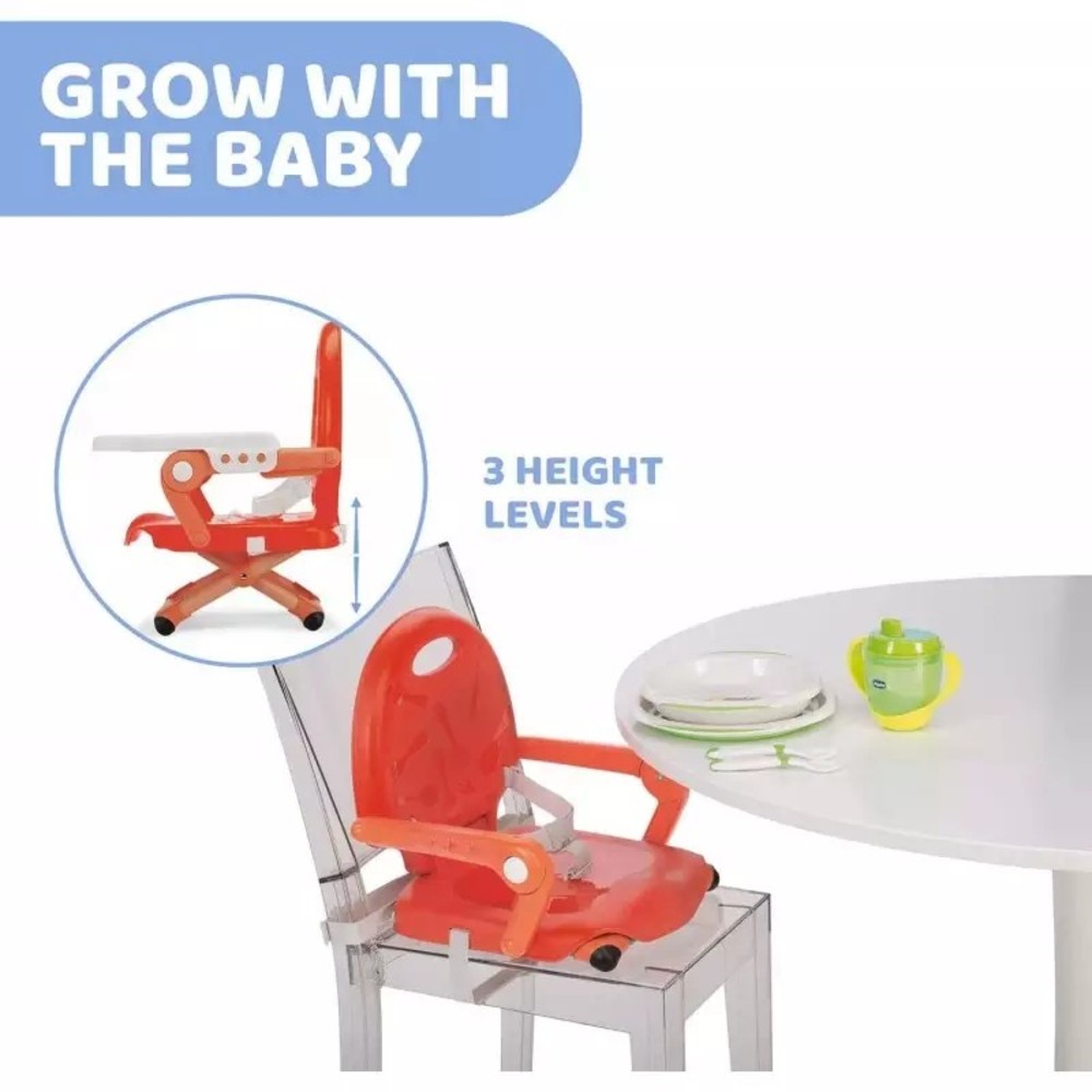 Chicco - Booster Seat With Pocket Snack