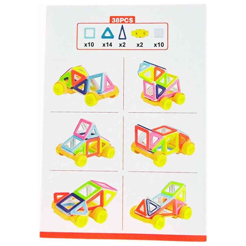 Jawda - Magnetic Blocks Building Tiles Set - 38 Pcs