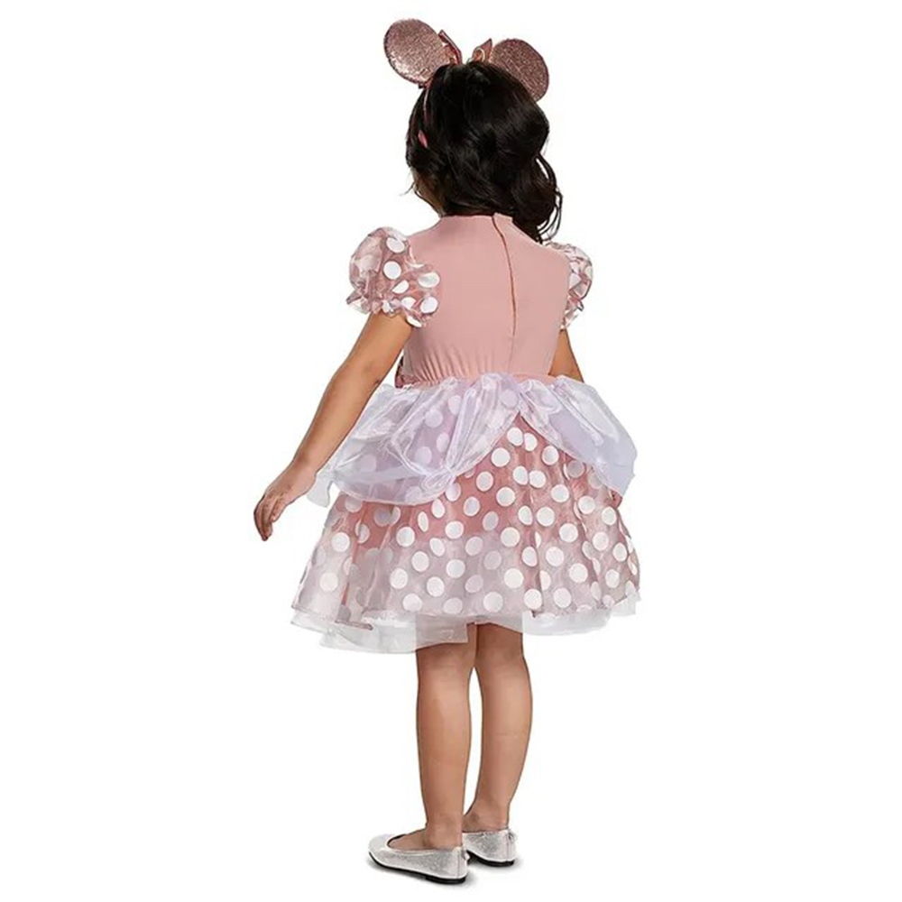 Party Centre - Disney Minnie Mouse Classic Costume For Girls - Pink_Toddler 2T