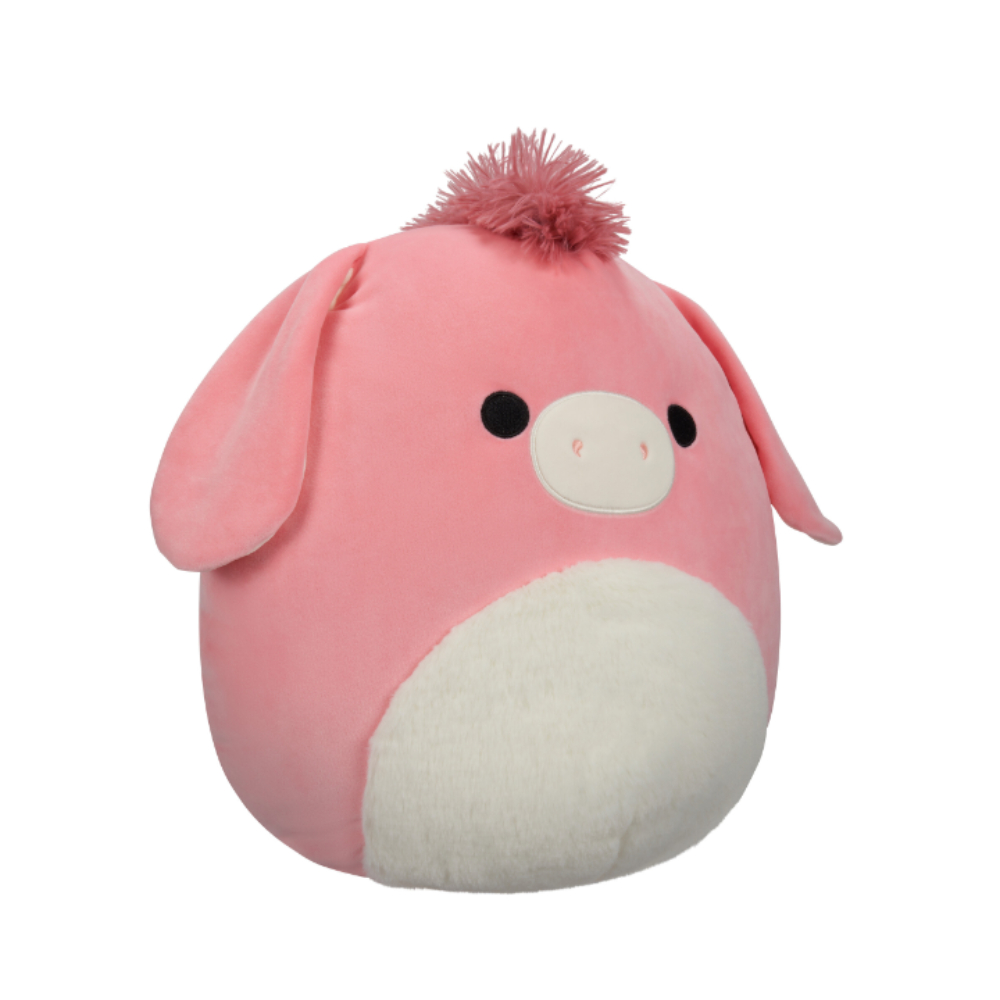 Squishmallows - Donkey Plush Toy - 35cm - Pink